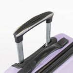 The durable handle of the suitcase.