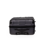 Black suitcase on a white background