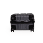 Black suitcase on a white background